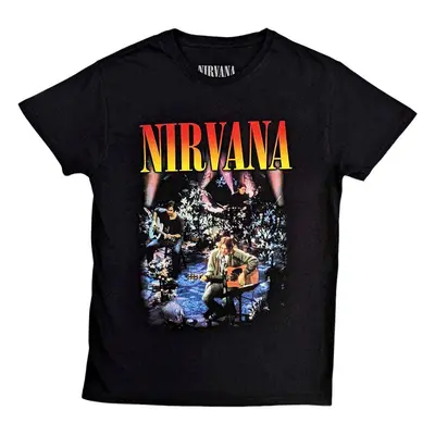 Nirvana T-Shirt Unplugged Photo Unisex Black