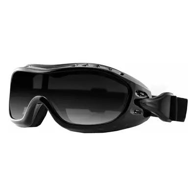 Bobster Night Hawk OTG Gloss Black/Smoke Motorcycle Glasses