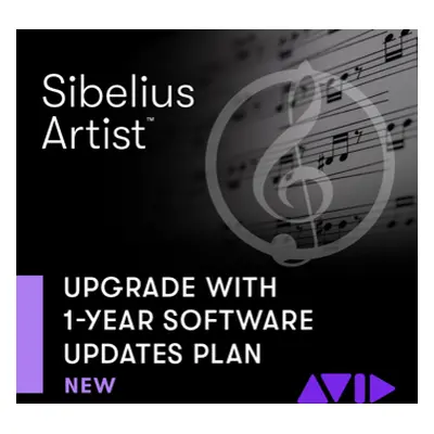 AVID Sibelius Artist Perpetual License Updates + Support Plan Upgrade (Digital product) (unavailable)