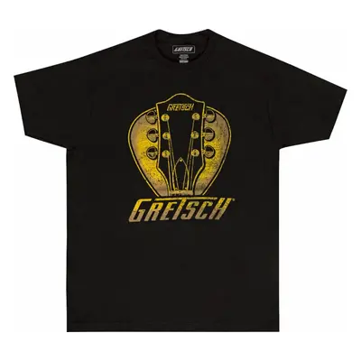 Gretsch T-Shirt Headstock Pick Black