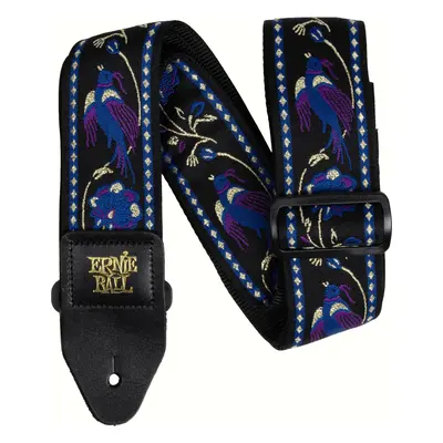 Ernie Ball Classic Jacquard Textile guitar strap Purple Pleasant Pheasant