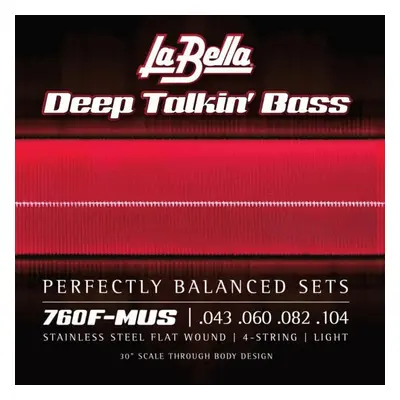 La Bella 760F-MUS Bass strings