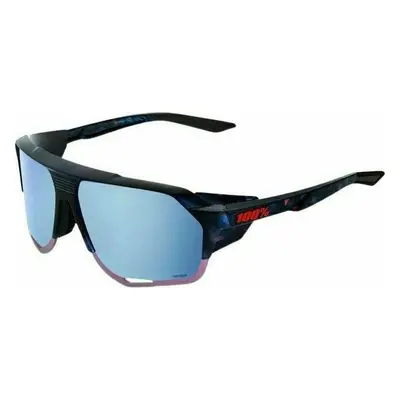 100% Norvik Black Holographic/HiPER Blue Multilayer Mirror Cycling Glasses