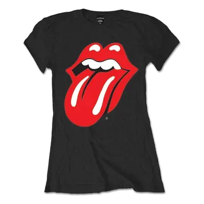 The Rolling Stones T-Shirt Classic Tongue Womens Black