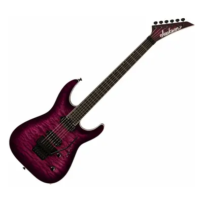 Jackson Pro Plus Series Dinky DKAQ EB Transparent Purple Burst Electric guitar