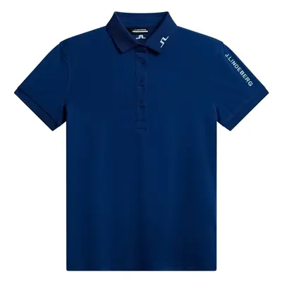 J.Lindeberg Tour Tech Womens Estate Blue Polo Shirt