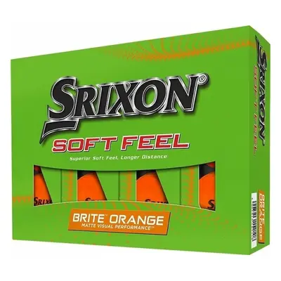 Srixon Soft Feel Brite Golf Balls Brite Orange Golf Balls