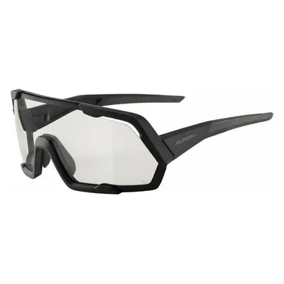 Alpina Rocket V Black Matt/Clear Cycling Glasses