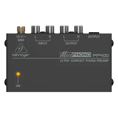 Behringer PP400 Black Phono Preamplifier