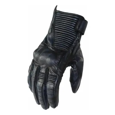 Trilobite Café Gloves Dark Blue Motorcycle Gloves