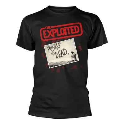 The Exploited T-Shirt Punks Not Dead Black