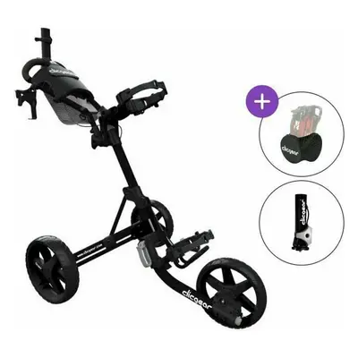 Clicgear Model 4.0 Deluxe SET Matt Black Manual Golf Trolley