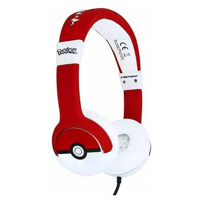 OTL Technologies Pokemon Pokeball Red Headphones for children