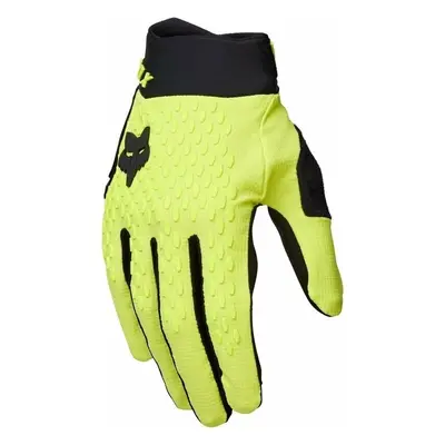 FOX Defend Fluorescent Yellow Bike-gloves