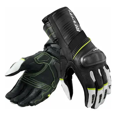 Rev'it! Gloves RSR Black/Neon Yellow Motorcycle Gloves