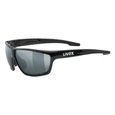 UVEX Sportstyle Black/Litemirror Silver Cycling Glasses