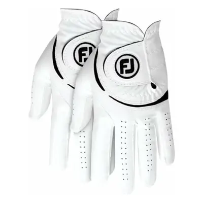 Footjoy Weathersof Golf (2 Pack) White/Black Worn on Left Hand Mens gloves