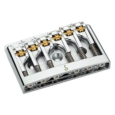 Schaller 3D-6 Chrome Guitar Bridge