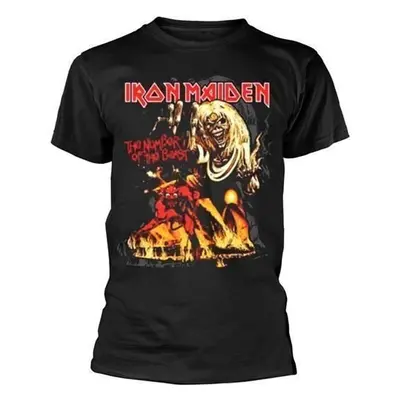 Iron Maiden T-Shirt Number Of The Beast Graphic Unisex Black