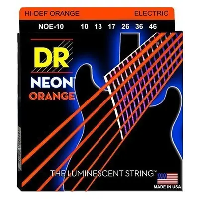 DR Strings NOE-10 Neon E-guitar strings