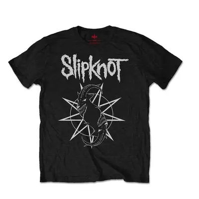 Slipknot T-Shirt Goat Star Logo Unisex Black