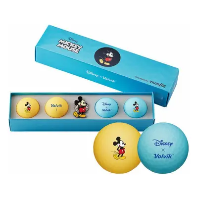 Volvik Vivid Lite Disney Characters Pack Golf Balls Mickey Mouse Golf Balls