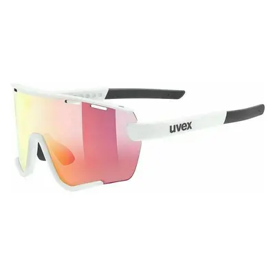 UVEX Sportstyle S Set White Mat/Red Mirrored Cycling Glasses