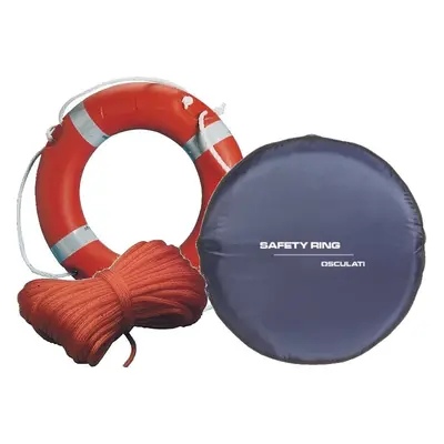 Osculati Ring Lifebuoy + Rope + Cover SET Blue Marine Rescue Equipment