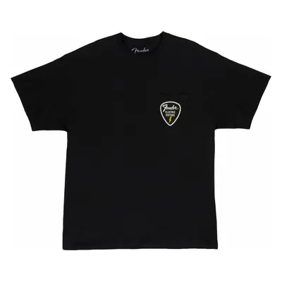 Fender T-Shirt Pick Patch Pocket Tee Black