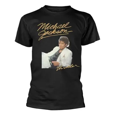 Michael Jackson T-Shirt Thriller White Suit Black