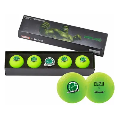 Volvik Vivid Marvel 2.0 Pack Golf Balls Hulk Golf Balls