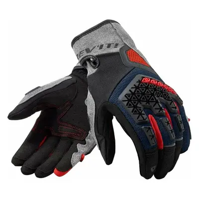 Rev'it! Gloves Mangrove Silver/Blue Motorcycle Gloves