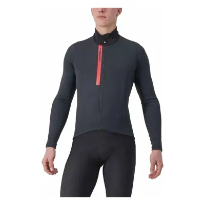 Castelli Entrata Thermal Jersey Light Black