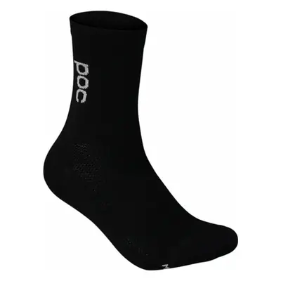 POC Soleus Lite Long Sock Uranium Black Cycling Socks