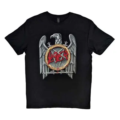 Slayer T-Shirt Silver Eagle Unisex Black