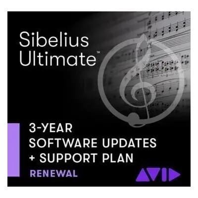 AVID Sibelius Ultimate Perpetual License Years Updates + Support Plan Renewal (Digital product)