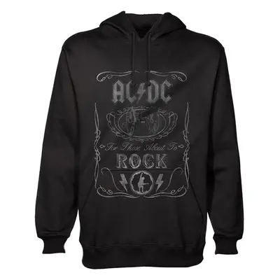 AC/DC Hoodie Cannon Swig Black