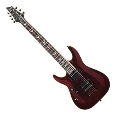 Schecter Omen Extreme-7 LH Black Cherry 7-string Electric Guitar