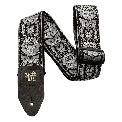 Ernie Ball Classic Jacquard Textile guitar strap Silver Orleans