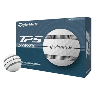 TaylorMade TP5 White Stripe Golf Balls