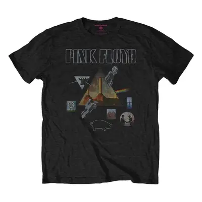 Pink Floyd T-Shirt Montage Unisex Black