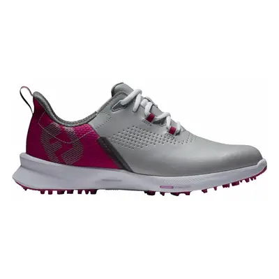 Footjoy FJ Fuel Grey/Berry/Dark Grey Women's golf shoes