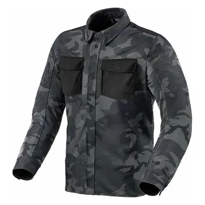 Rev'it! Overshirt Tracer Air Camo Dark Grey Kevlar Shirt