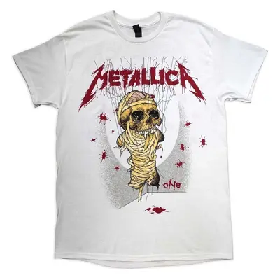 Metallica T-Shirt One Landmine Unisex White