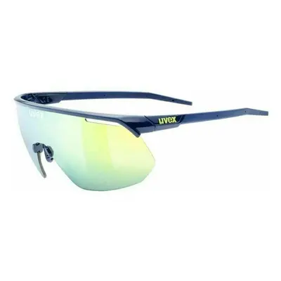 UVEX Pace One Blue Mat/Mirror Yellow Cycling Glasses