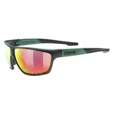 UVEX Sportstyle Black/Moss Mat Cycling Glasses