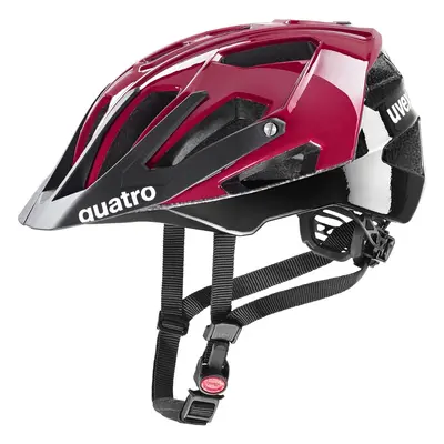 UVEX Quatro Red/Black Bike Helmet