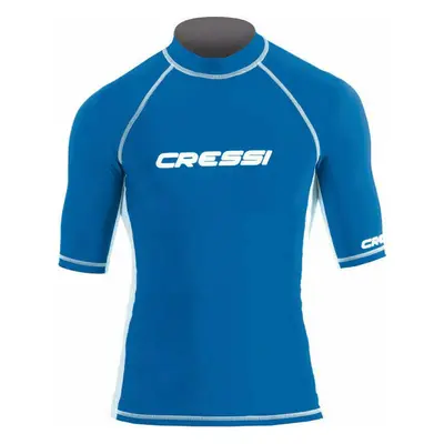 Cressi Rash Guard Man Short Sleeve T-Shirt Blue