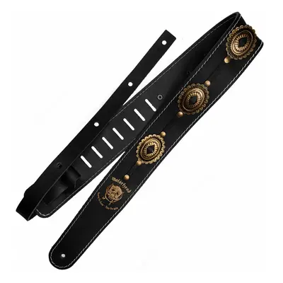 Richter Motörhead Black/Old Brass Guitar strap Brass