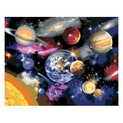 Zuty Painting by Numbers Planets Of The Solar System (Howard Robinson)